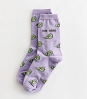 New Look Lilac Lime Yours Socks